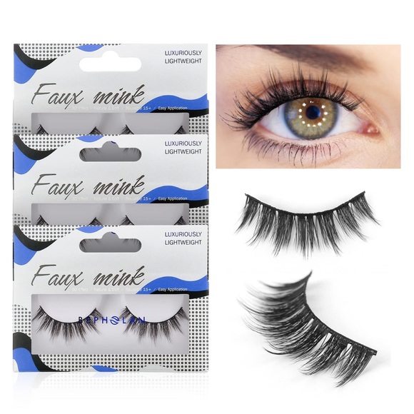 3D Layered Effect, Reusable, Handmade&Cruelty-Free, False Bepholan Lashes 8 pcs - Picture 3 of 10